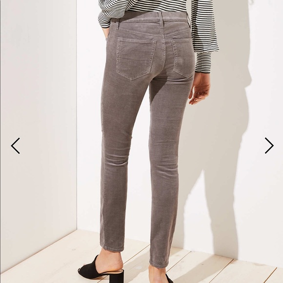 NWT LOFT Modern Skinny Corduroy Pants - Picture 2 of 6